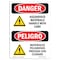 Signmission Safety Sign, OSHA, 10" Height, Rigid Plastic, Hazardous Materials Handle Care Spanish OS-DS-P-710-VS-1316 - alternate 1
